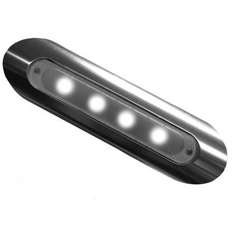 TACO 4-LED Deck Light - Pipe Mount - Aluminum Housing