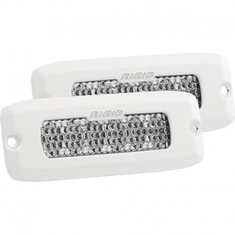 RIGID Industries SR-Q Series PRO Specter-Diffused LED - Flush Mount - Pair - White