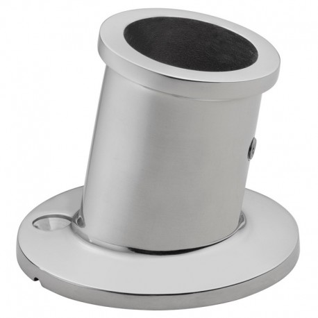 Whitecap Top-Mounted Flag Pole Socket - Stainless Seel - 1-1/4" ID