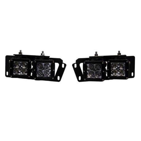 RIGID Industries 2010-2017 Dodge Ram 2500/3500 & 2009-12 Dodge Ram 1500 Fog Light Mount Kit