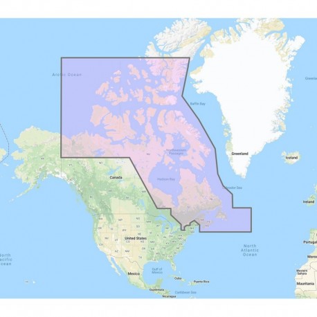 Furuno Canada North & East - Vector Charts, 3D Data & Standard Resolution Satellite Photos - Unlock Code