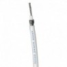 Ancor RG 8X White Tinned Coaxial Cable - Sold By The Foot