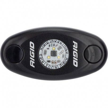 RIGID Industries A-Series Black Low Power LED Light - Single - Blue