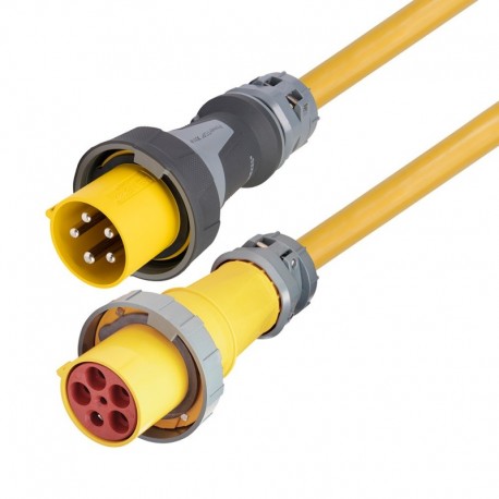 Marinco 100 Amp 120/208V 4-Pole, 5-Wire Shore Power Cable - No Neutral Wire - 75'