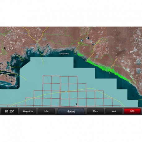 Garmin Standard Mapping - Gulf Coast Premium microSD /SD Card