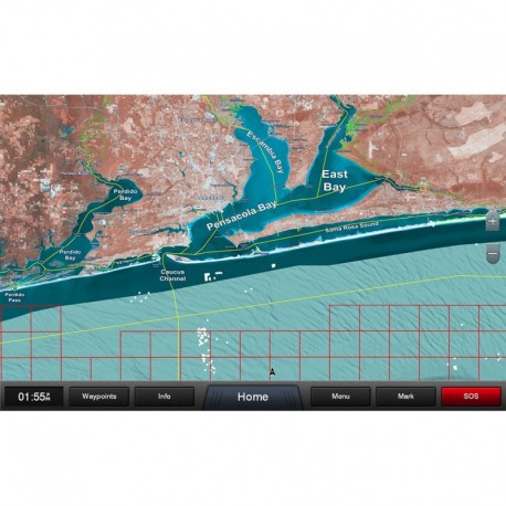 Garmin Standard Mapping - Emerald Coast Professional microSD /SD Card