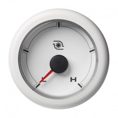 Veratron 52MM (2-1/16") OceanLink Boost Pressure Gauge - Low/High (30 PSI) - White Dial & Bezel