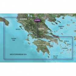 Garmin BlueChart g3 Vision HD - VEU490S - Greece West Coast & Athens - microSD /SD