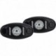 RIGID Industries A-Series Black Low Power LED Light Pair - Blue