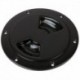 Sea-Dog Smooth Quarter Turn Deck Plate - Black - 4"