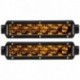 RIGID Industries 6" SR-Series SAE Compliant Fog Light - Black w/Yellow Light