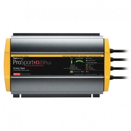 ProMariner ProSportHD 20 Plus Global Gen 4 - 20 Amp - 3-Bank Battery Charger