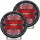 RIGID Industries 360-Series 6" LED Off-Road Fog Light Drive Beam w/Red Backlight - Black Housing