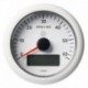 Veratron 3-3/8" (85MM) ViewLine Tachometer w/Multi-Function Display - 0 to 6000 RPM - White Dial & Bezel