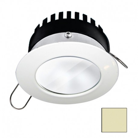 i2Systems Apeiron PRO A506 - 6W Spring Mount Light - Round - Warm White - White Finish