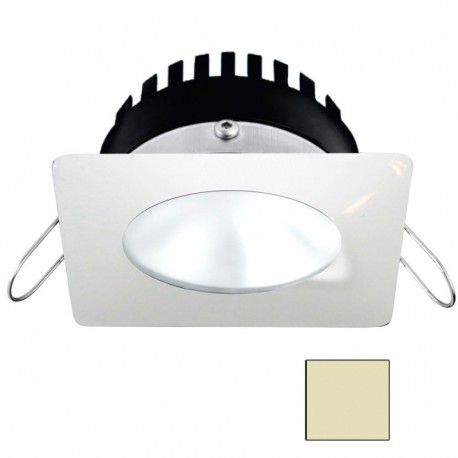 i2Systems Apeiron PRO A506 - 6W Spring Mount Light - Square/Round - Warm White - White Finish