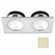 i2Systems Apeiron A1110Z - 4.5W Spring Mount Light - Double Round - Warm White - Brushed Nickel Finish