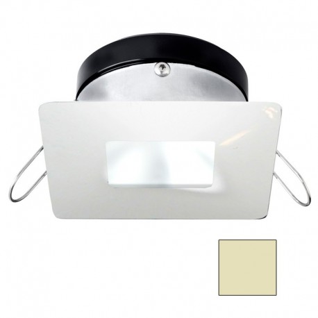 i2Systems Apeiron A1110Z - 4.5W Spring Mount Light - Square/Square - Warm White - White Finish