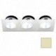 i2Systems Apeiron A1110Z - 4.5W Spring Mount Light - Triple Round - Warm White - White Finish