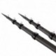 Tigress XD 3K Carbon Fiber Telescoping Outrigger Poles - 21' - Matte Black/ Black - Pair