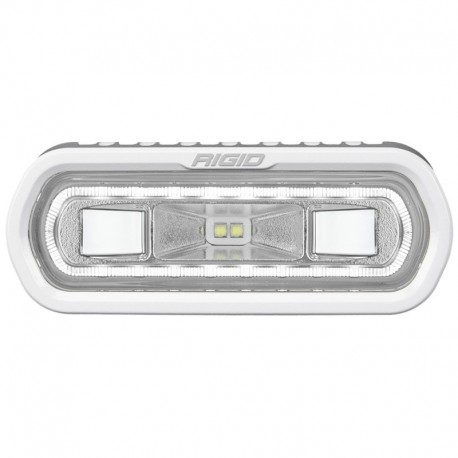 RIGID Industries SR-L Series Marine Spreader Light - White Surface Mount - White Light w/White Halo