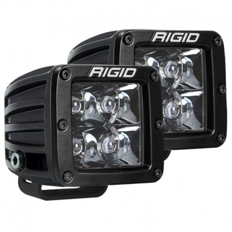 RIGID Industries D-Series Pro Dually Spot Surface Mount Pair - Midnight Edition