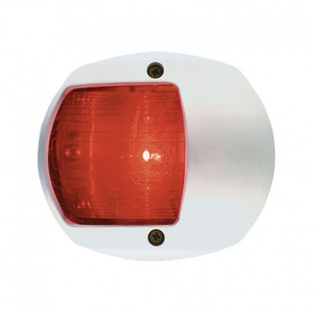 Perko LED Side Light - Red - 12V - White Plastic Housing