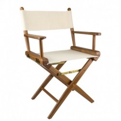 Whitecap Director' s Chair w/Natural Seat Covers - Teak