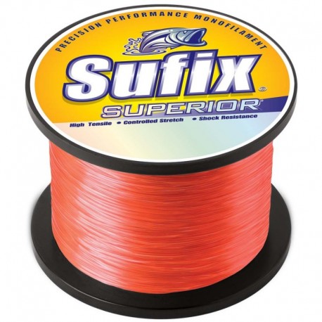 Sufix Superior Neon Fire Monofilament - 100lb - 2405 yds