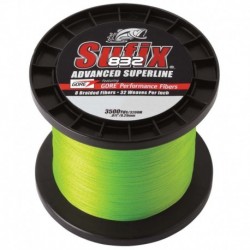 Sufix 832 Advanced Superline Braid - 6lb - Neon Lime - 3500 yds