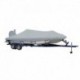 Carver Sun-DURA Extra Wide Series Styled-to-Fit Boat Cover f/18.5' Aluminum Modified V Jon Boats - Grey