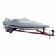 Carver Poly-Flex II Styled-to-Fit Boat Cover f/16.5' Ski Boats with Low Profile Windshield - Grey