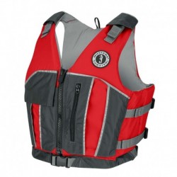 Mustang Reflex Foam Vest - Red/Grey - Medium/Large