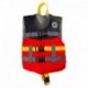 Mustang Child Livery Foam Vest - Red/Black