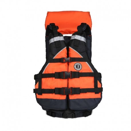 Mustang Explorer V Foam Vest - Adult Universal - Orange/Black