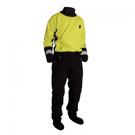 Mustang Water Rescue Dry Suit - Fluorescent Yellow Green/Black - XXL