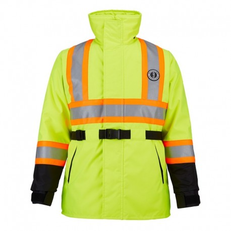 Mustang Classic Flotation Coat - Fluorescent Yellow/Green - Large