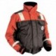 Mustang Classic Flotation Bomber Jacker w/SOLAS Tape - Orange/Black - XXXL