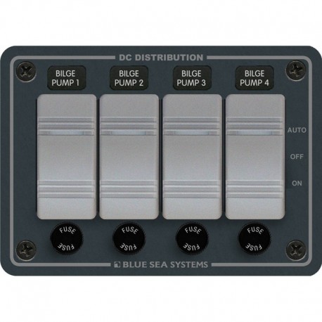 Blue Sea 8666 Contura 4 Bilge Pump Control Panel