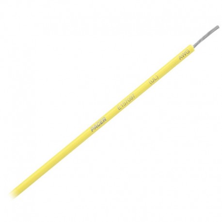 Pacer Yellow 14 AWG Primary Wire - 18'