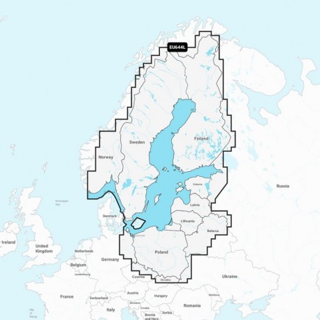 Garmin Navionics+ NSEU644L - Baltic Sea - Marine Chart