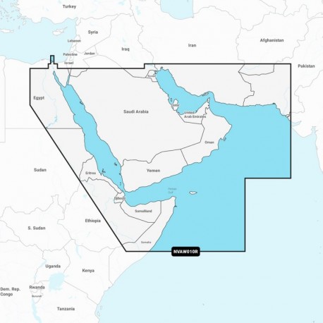 Garmin Navionics Vision+ NVAW010R - The Gulf & Red Sea - Marine Chart