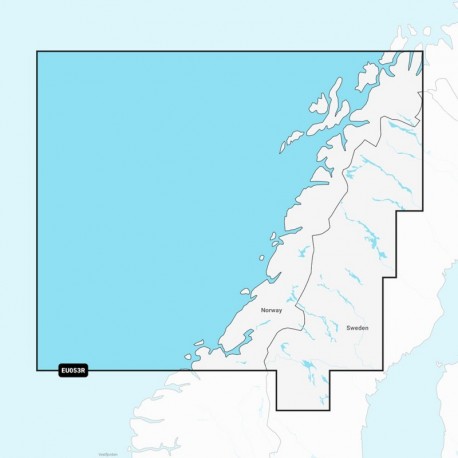 Garmin Navionics Vision+ NVEU053R - Norway, Trondheim to Tromso - Marine Chart