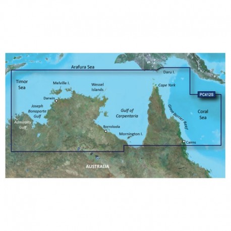 Garmin BlueChart g3 HD - HXPC412S - Admiralty Gulf Wa To Cairns - microSD /SD