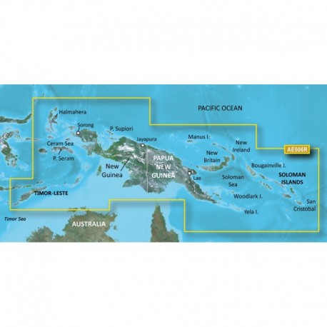 Garmin BlueChart g3 HD - HXAE006R - Timor Leste/New Guinea - microSD /SD