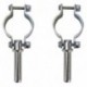 Whitecap Clamp-On Oarlocks - Zinc Plated