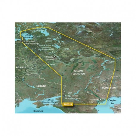 Garmin BlueChart g3 HD - HXEU062R - Russian Inland Waterways - microSD /SD