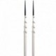 Lee's 16.5' Bright Silver Black Spike Telescopic Poles f/Sidewinder