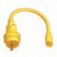 Marinco Pigtail Adapter - 15A Female to 30A Male