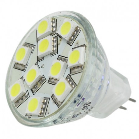 Lunasea MR11 LED Bulb - 10-30VDC/2.2W/140 Lumens - Warm White